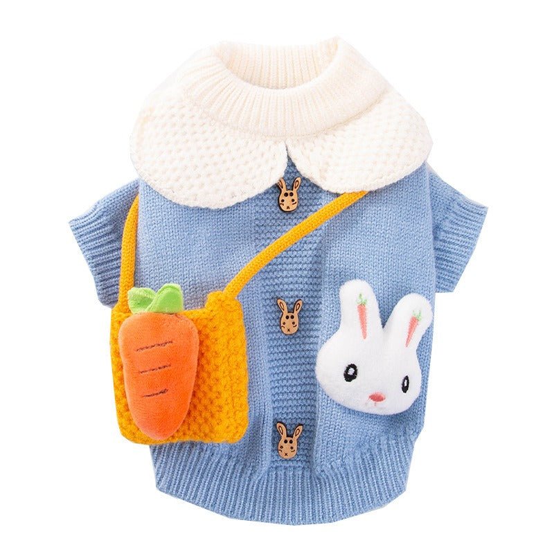 Cat Carrot Purse Sweater Autumn & Winter Clothes