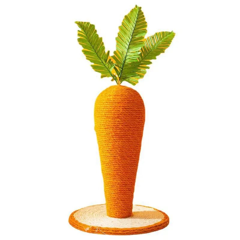 Cat Carrot Sisal Rope Scratching Post
