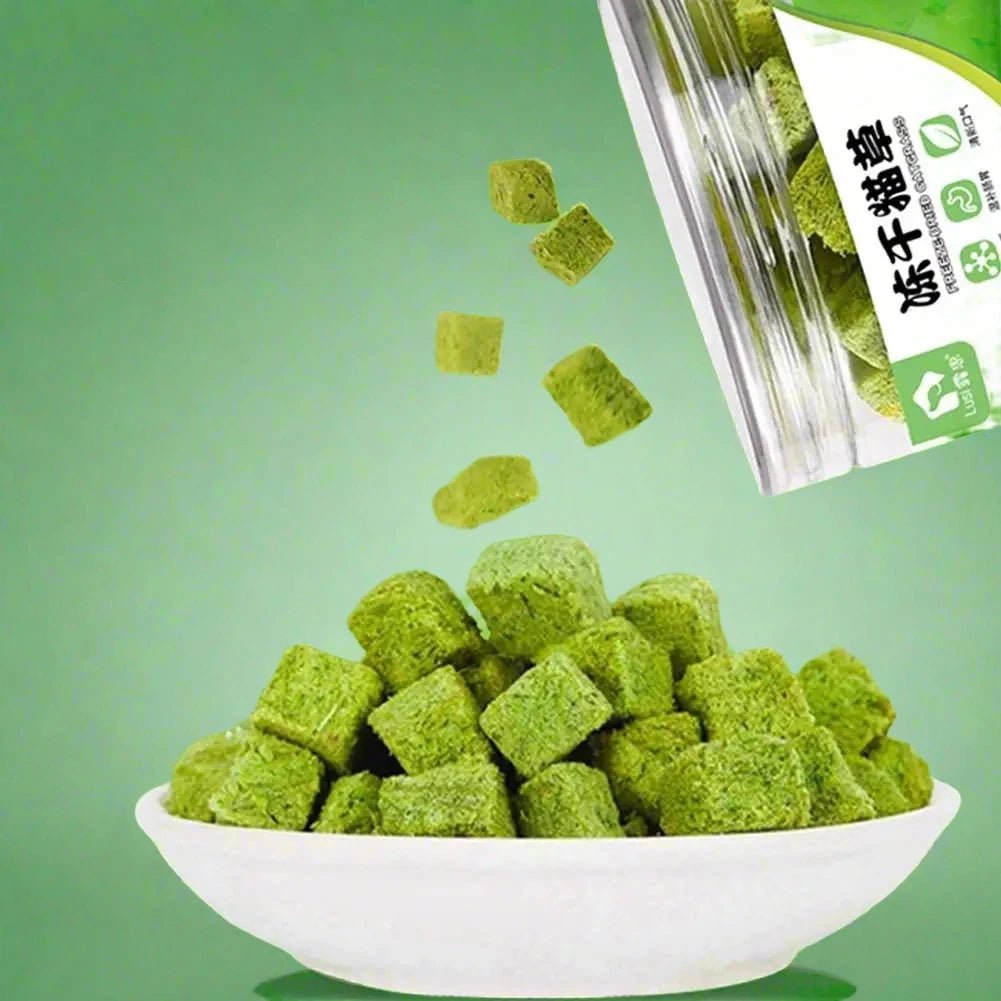 Cat Grass Freezedried Cat Snack for Hairballs and Teeth Grinding