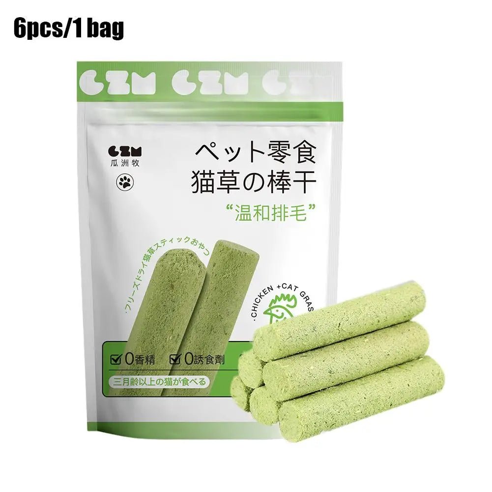 Cat Grass Teeth Grinding Stick (6 Pieces)