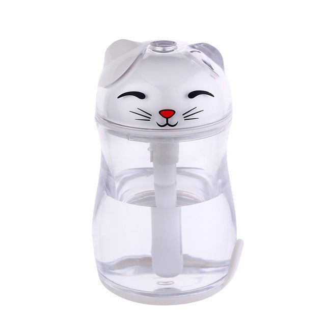 Cat LED Light Humidifier USB Air Diffuser