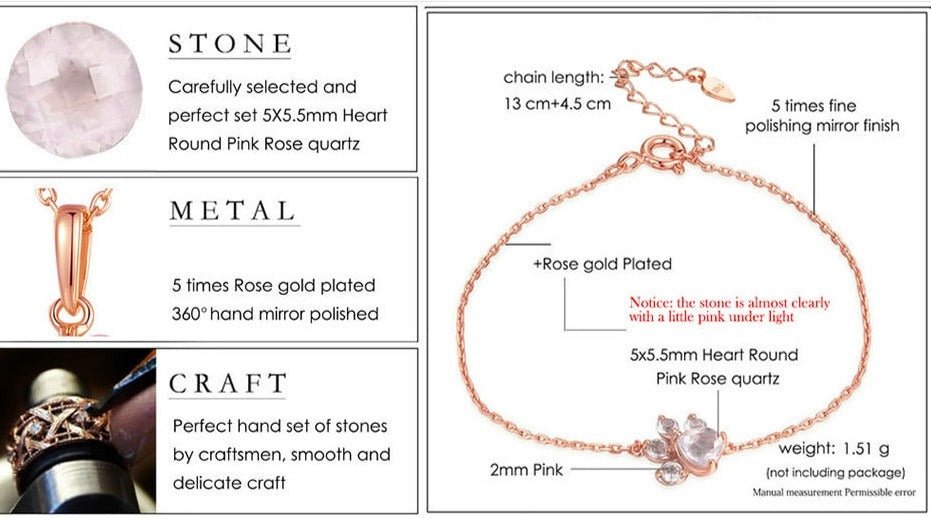 Cat Paw Claw Bracelet