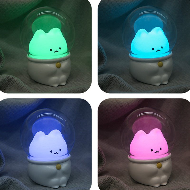 Cat & Rabbit USB Charging Pet Night Light for Children's Bedroom