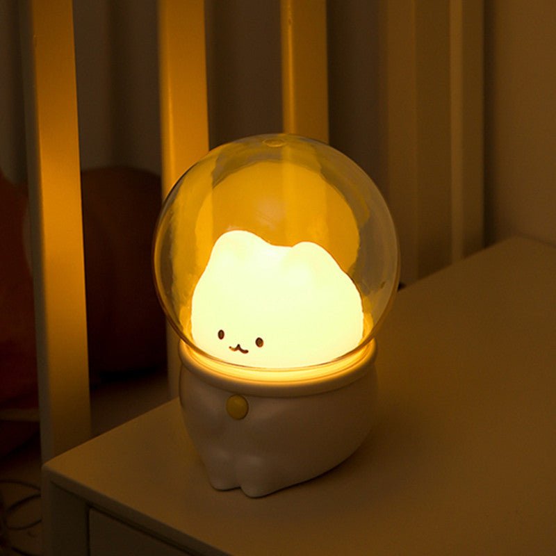 Cat & Rabbit USB Charging Pet Night Light for Children's Bedroom
