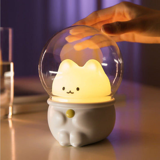Cat & Rabbit USB Charging Pet Night Light for Children's Bedroom