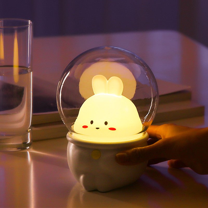 Cat & Rabbit USB Charging Pet Night Light for Children's Bedroom