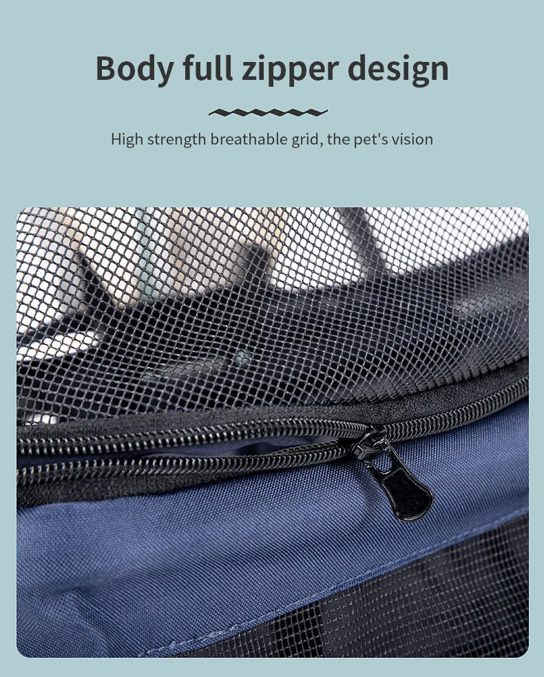 Cat Teddy Outdoor Portable Folding Pet Stroller