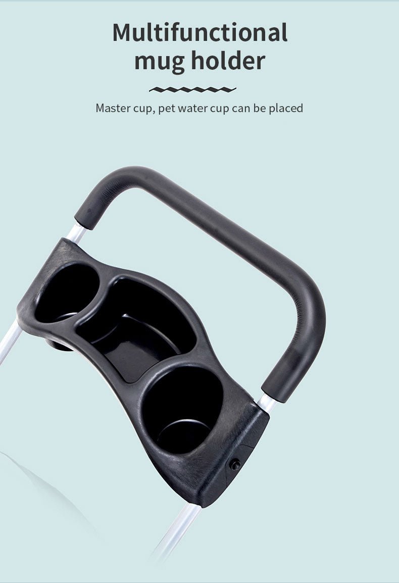 Cat Teddy Outdoor Portable Folding Pet Stroller