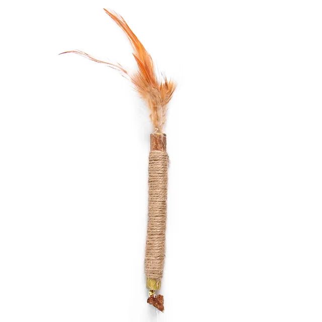 Cat Toys Silvervine Chew Stick for Cleaning Teeth with Silvervine, Hemp, and Lafite Grass