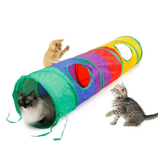 Cat Tunnel Pet Tube Collapsible Play Toy