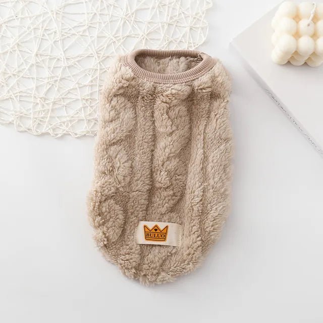 Cat Winter Fleece Cardigan Sweater