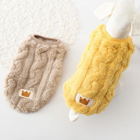 Cat Winter Fleece Cardigan Sweater