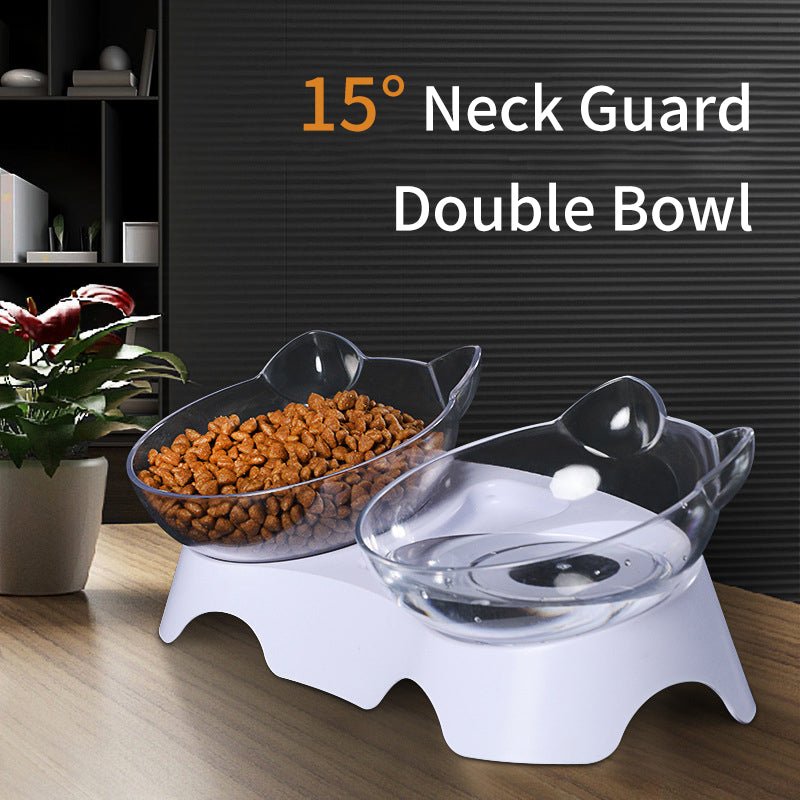 Cervical Spine Neck Guard Transparent Water & Food Bowls