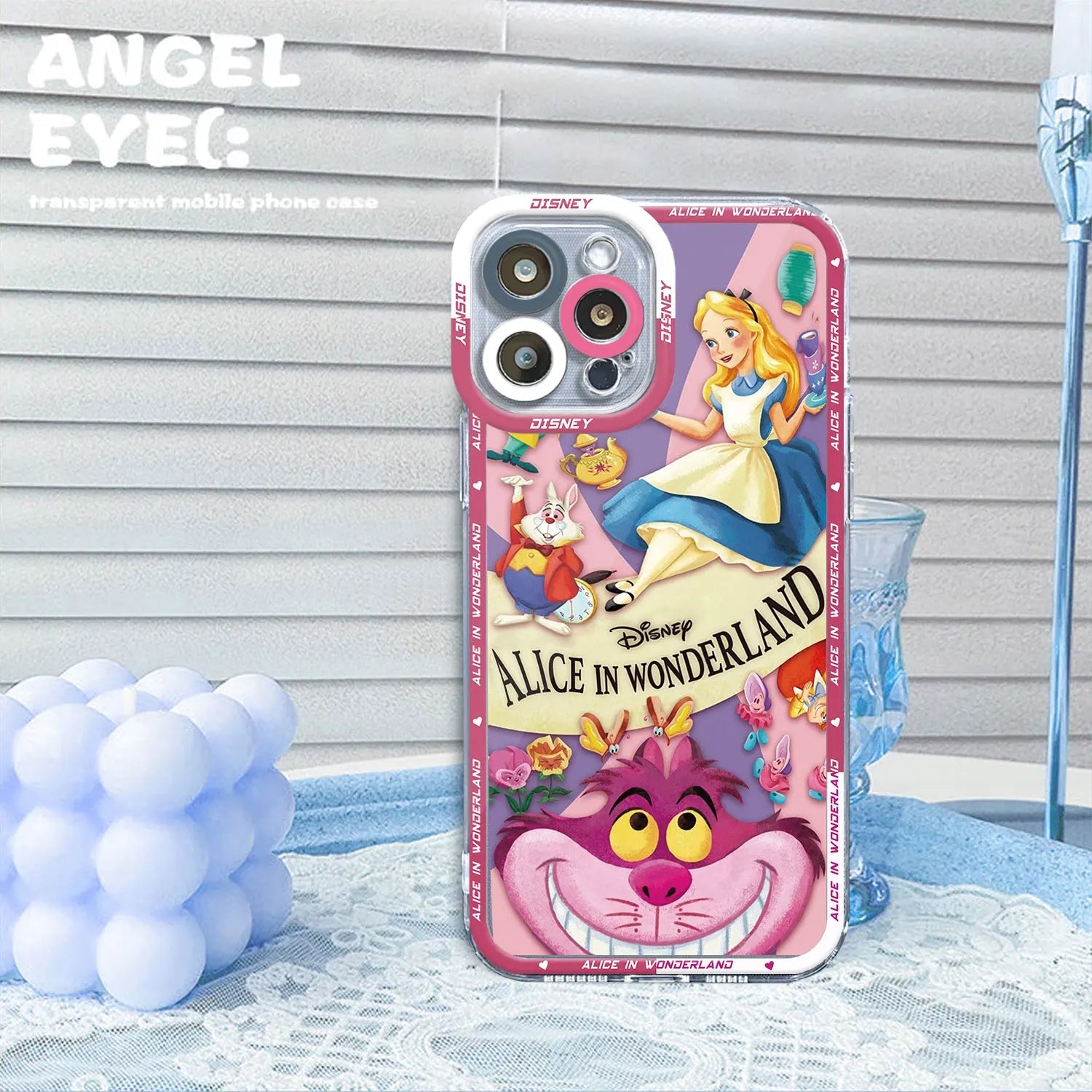 Cheshire Cat Alice in Wonderland Phone Case for Apple iPhone XR 13 Pro Max 8 12 Mini 11 Pro X XS SE 15 15 14 Plus 7 6s