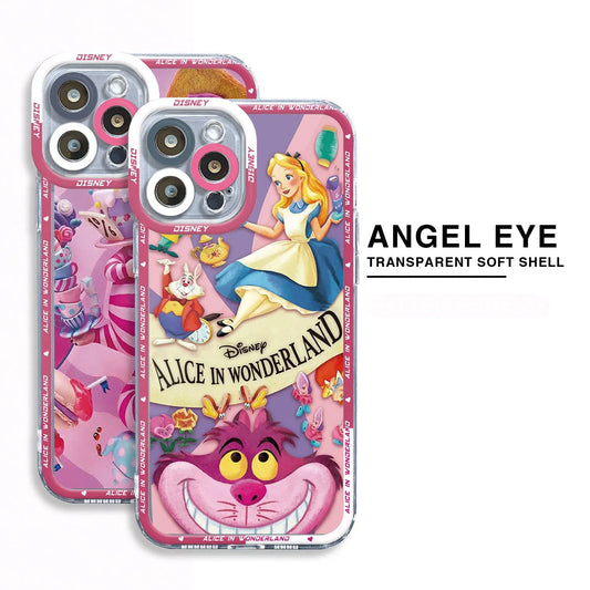 Cheshire Cat Alice in Wonderland Phone Case for Apple iPhone XR 13 Pro Max 8 12 Mini 11 Pro X XS SE 15 15 14 Plus 7 6s