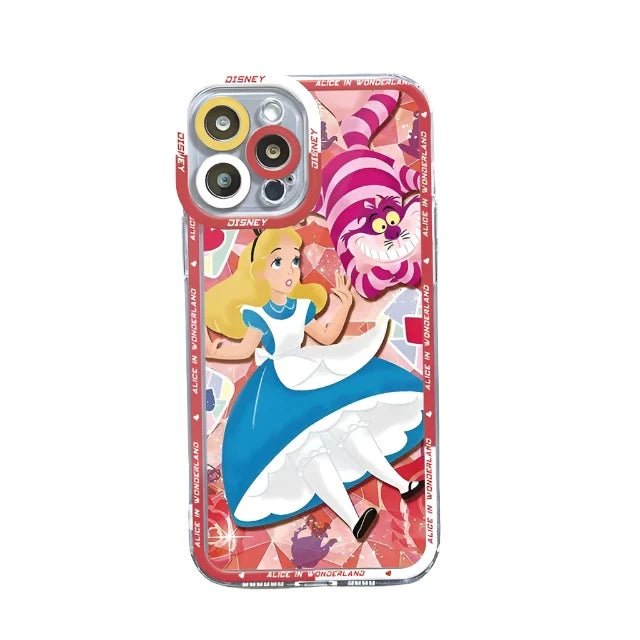 Cheshire Cat Alice in Wonderland Phone Case for Apple iPhone XR 13 Pro Max 8 12 Mini 11 Pro X XS SE 15 15 14 Plus 7 6s