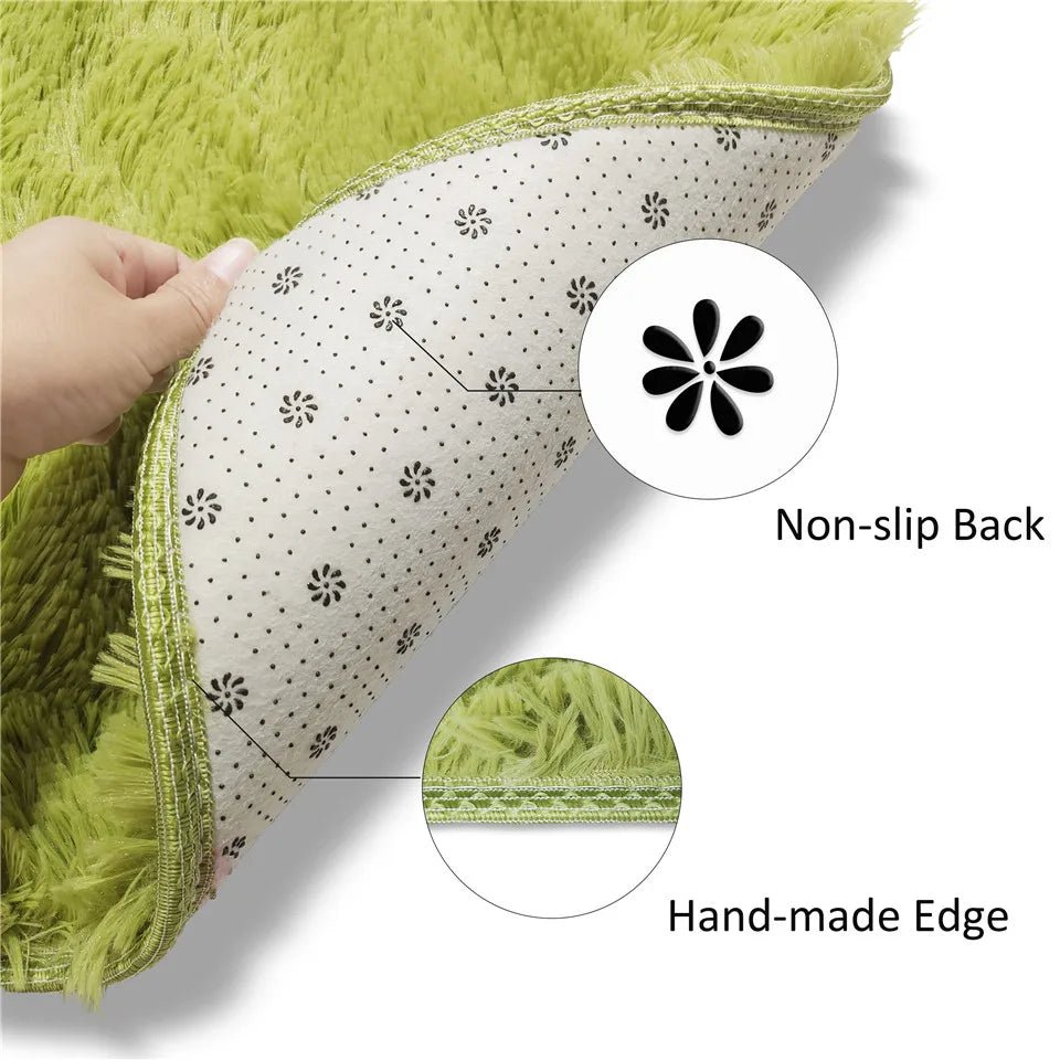 Circle Shaggy Plush Carpet