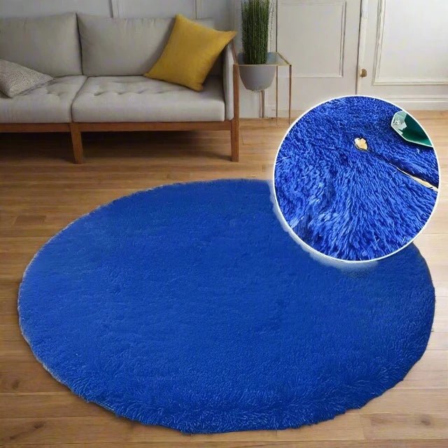 Circle Shaggy Plush Carpet