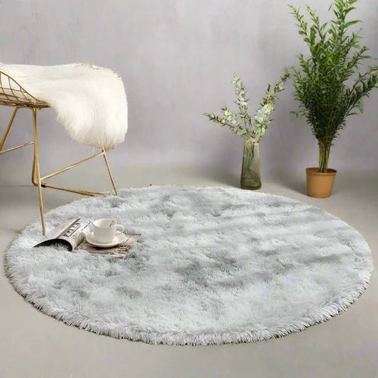 Circle Shaggy Plush Carpet