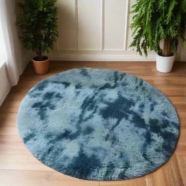 Circle Shaggy Plush Carpet