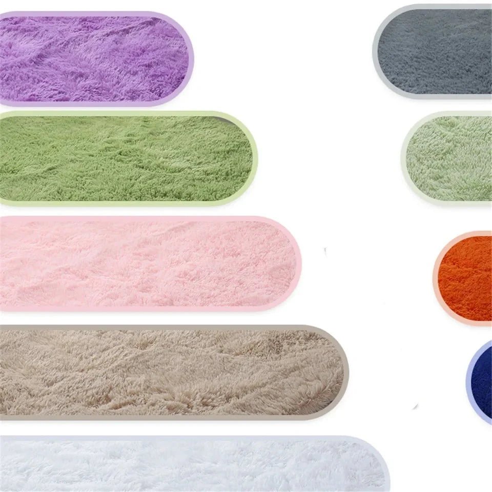Circle Shaggy Plush Carpet