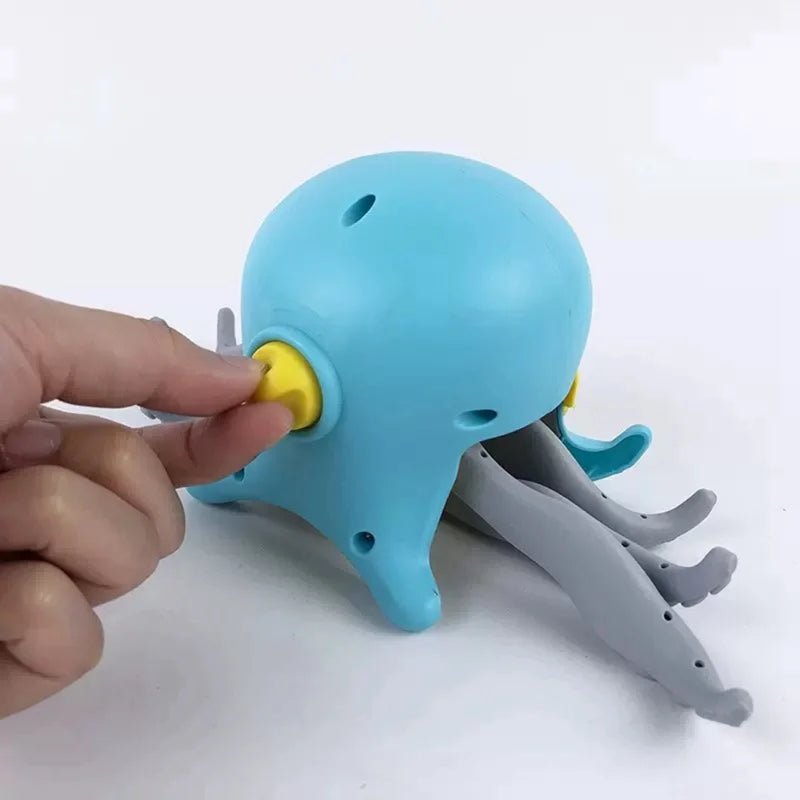 Clockwork Octopus Cat Toy for Land and Water