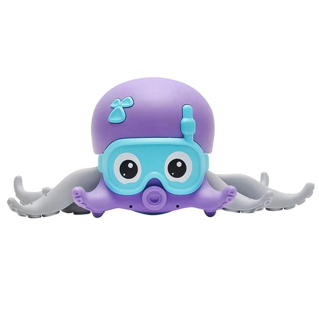 Clockwork Octopus Cat Toy for Land and Water