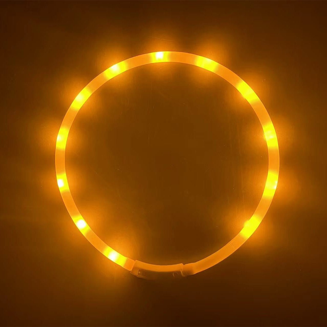 Cuttable USB Rechargeable Silicone Luminous LED Collar