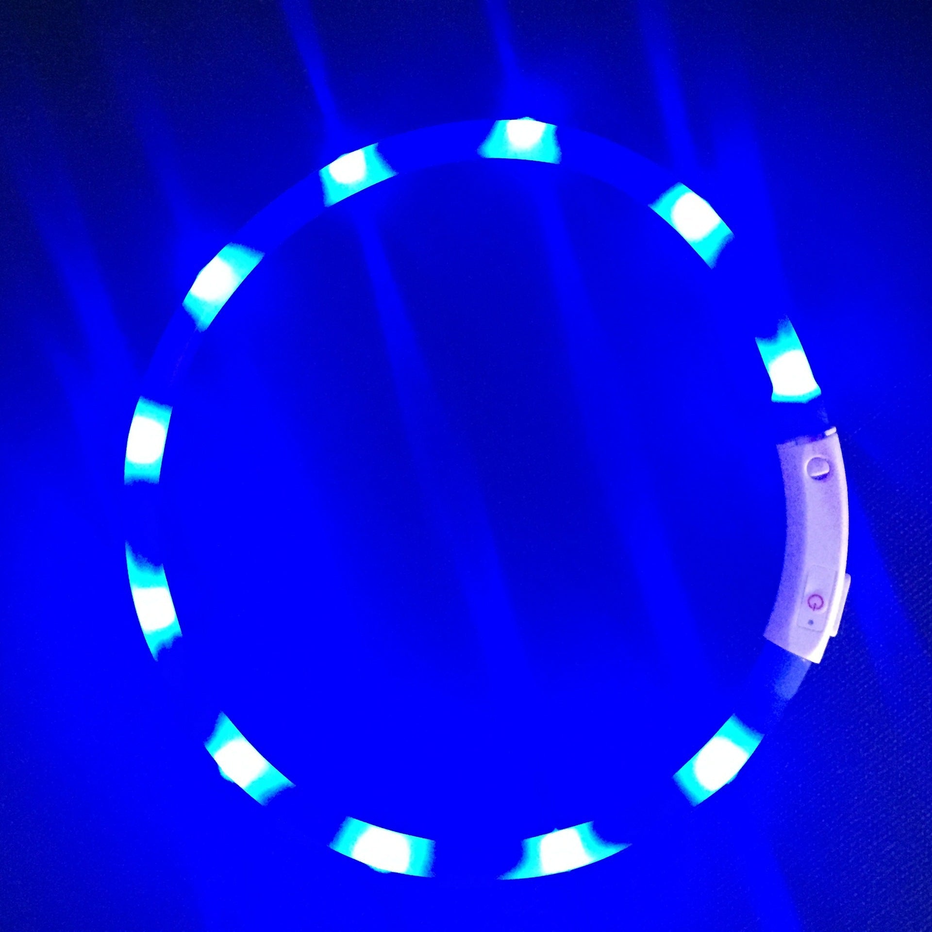 Cuttable USB Rechargeable Silicone Luminous LED Collar