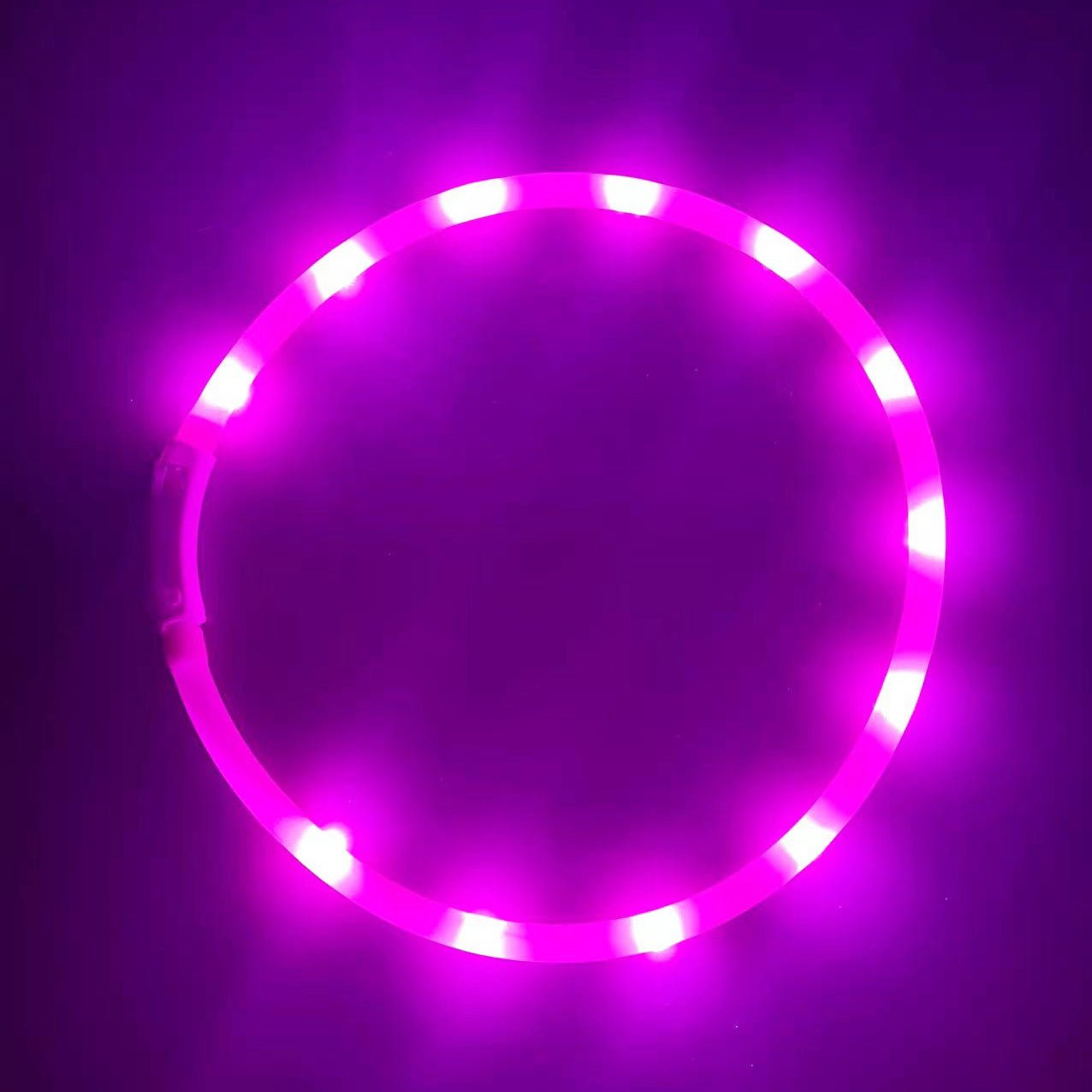 Cuttable USB Rechargeable Silicone Luminous LED Collar
