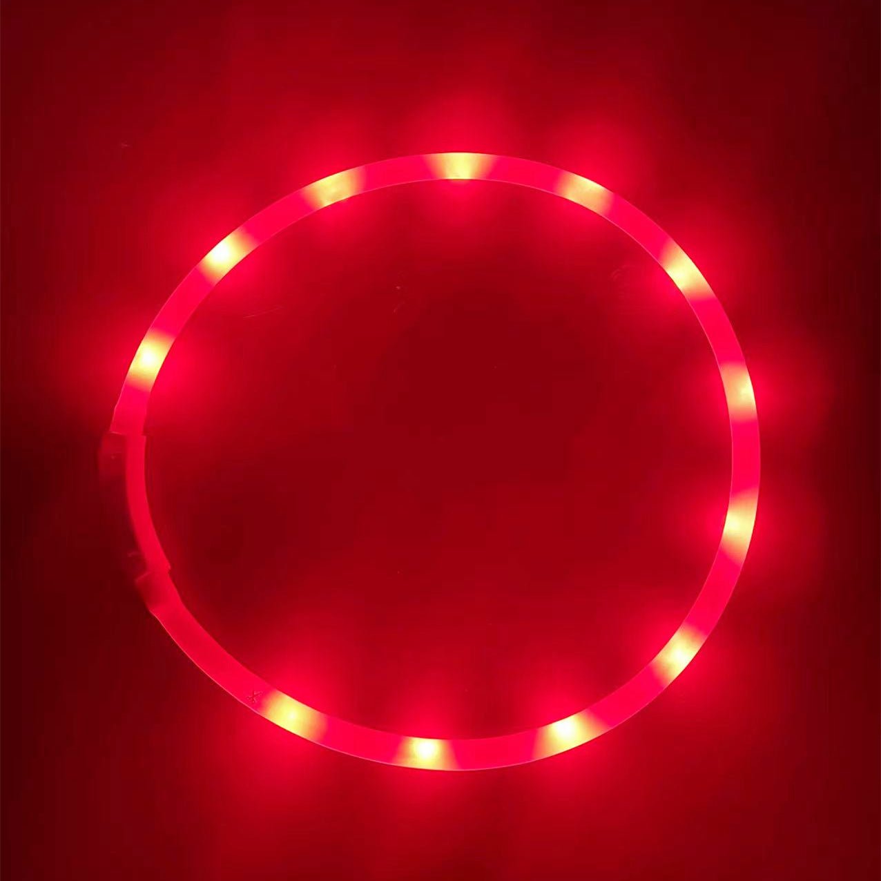 Cuttable USB Rechargeable Silicone Luminous LED Collar