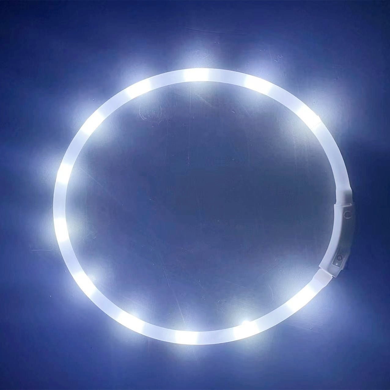 Cuttable USB Rechargeable Silicone Luminous LED Collar