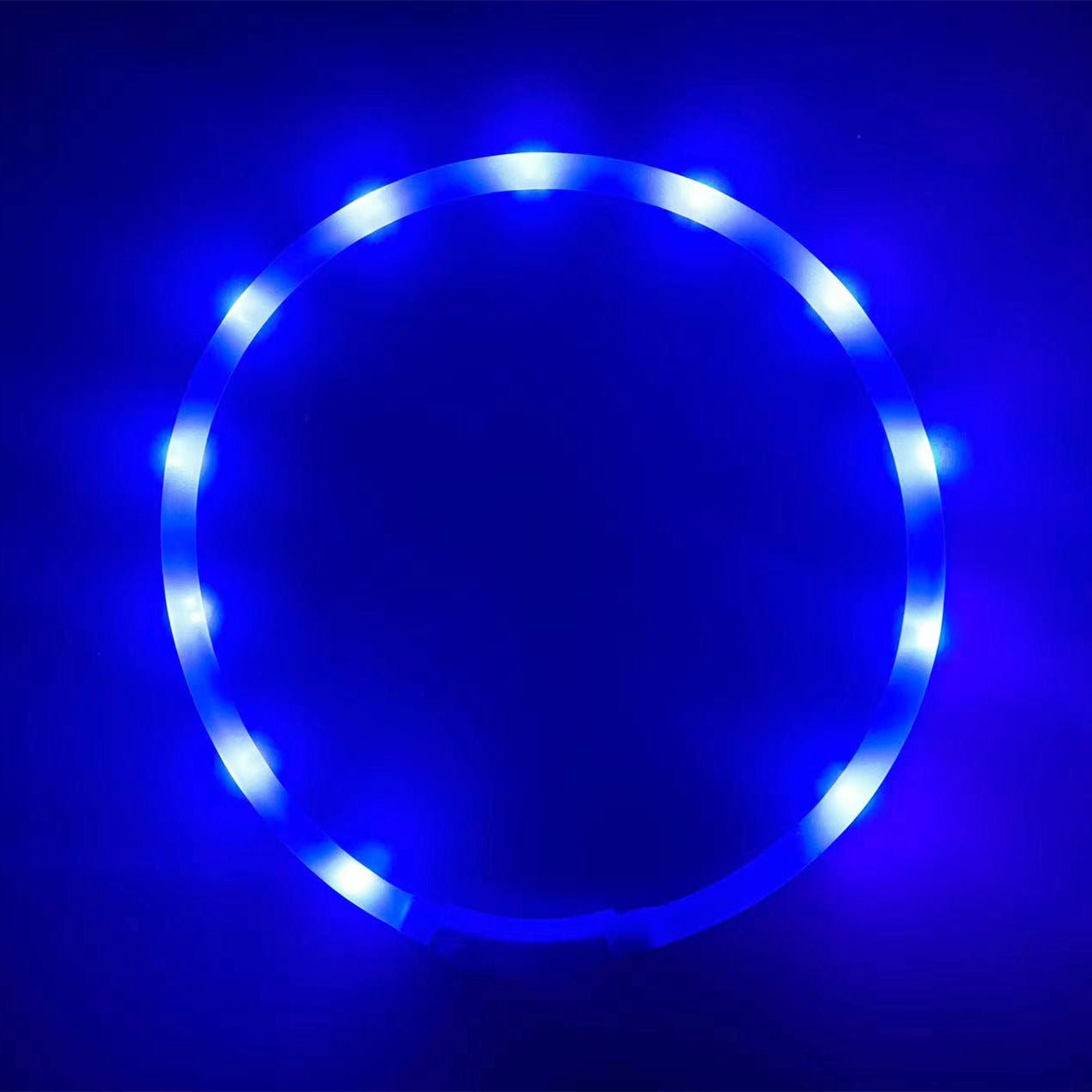 Cuttable USB Rechargeable Silicone Luminous LED Collar