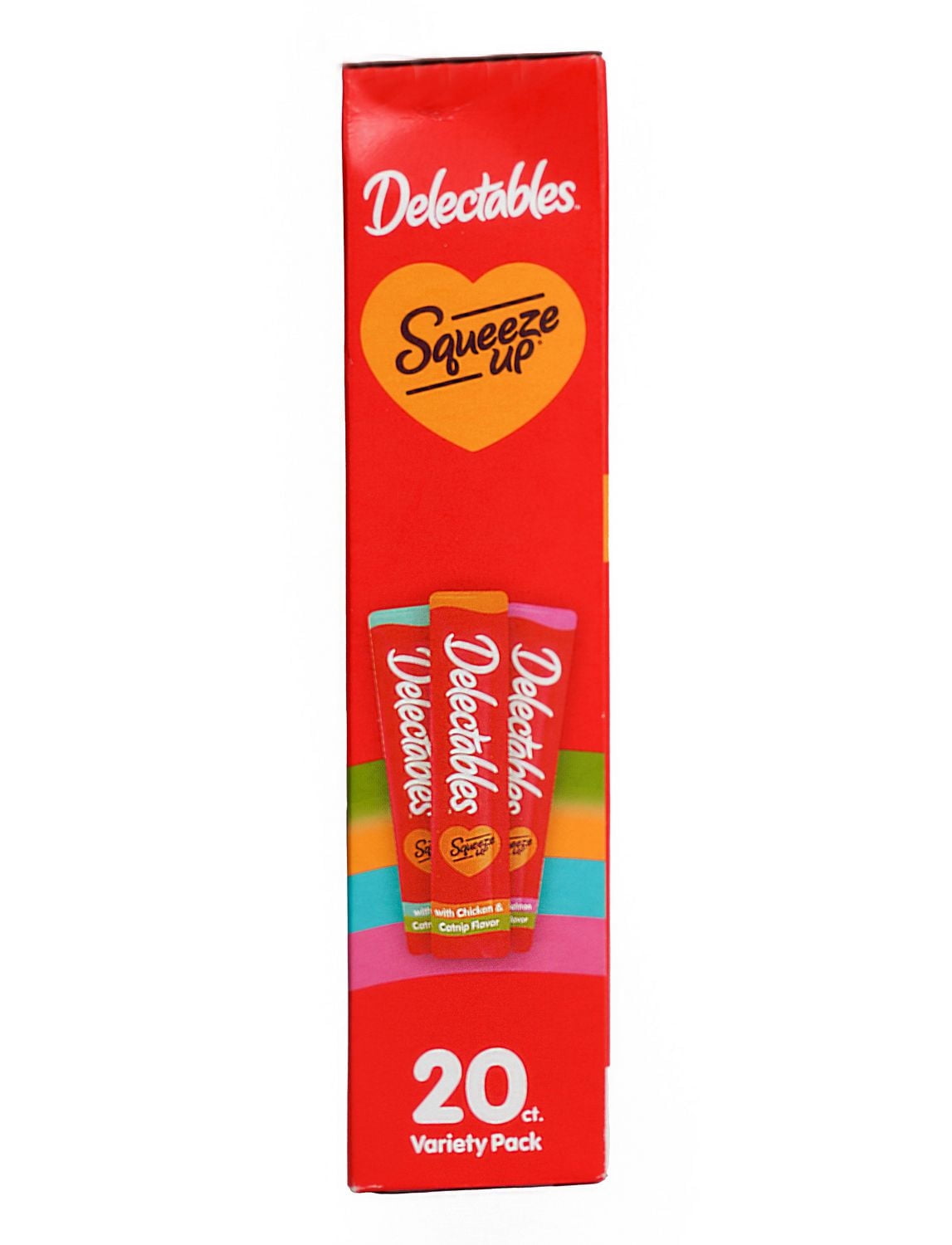 Delectables Chicken & Cat Nip, Tuna & Catnip, Tuna & Salmon Cat Nip Squeeze Up™ Cat Treat, 20 Pack