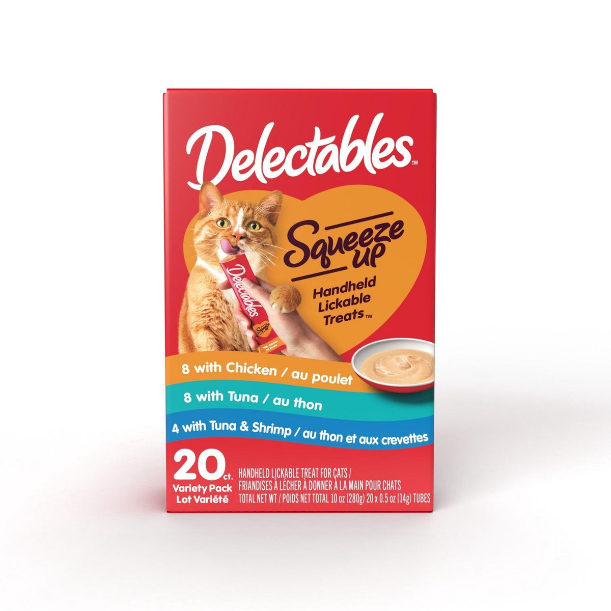 Delectables Chicken, Tuna & Shrimp Squeeze Up™ Wet Cat Treats 20 Pack - Catnipster: The Ultimate Cat Accessory Shop - 