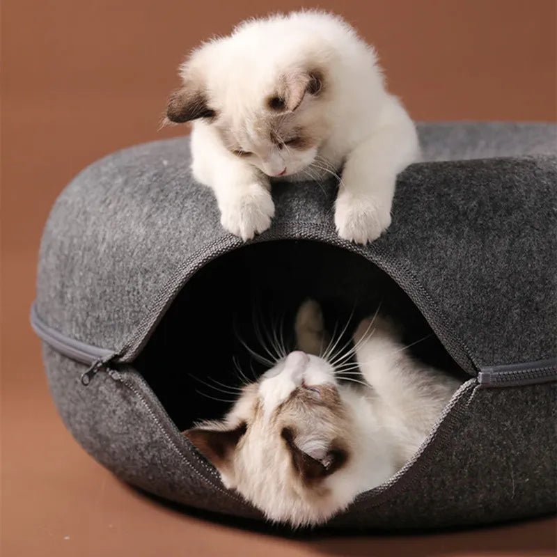 Donut Cat Bed and Tunnel