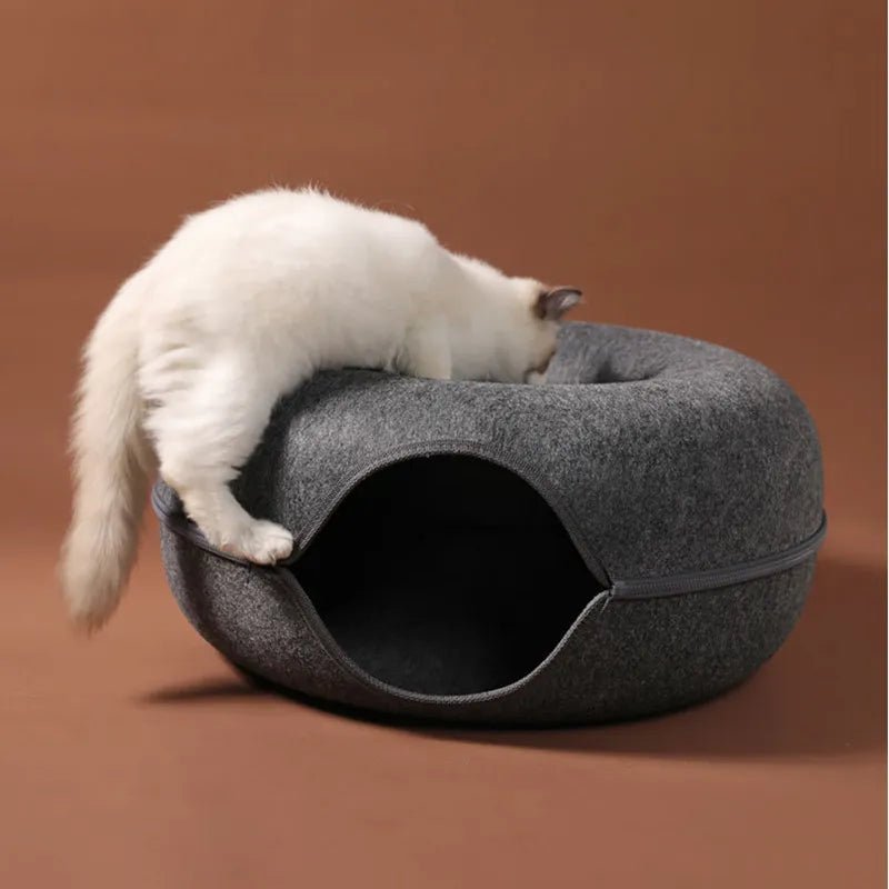 Donut Cat Bed and Tunnel