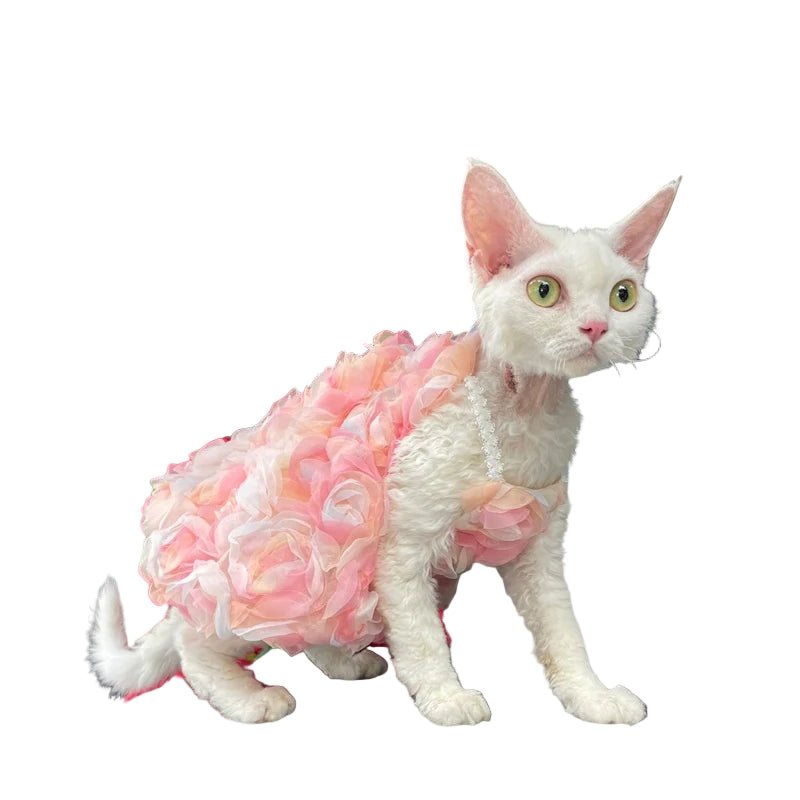 Double-layered & Breathable Soft Pink Rose Princess Dress