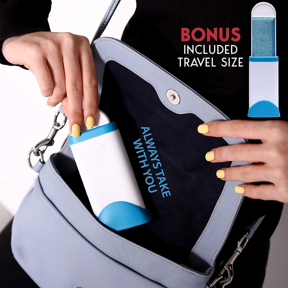 Double-Sided Lint Hair Remover Padded Brush for Furniture and Clothes