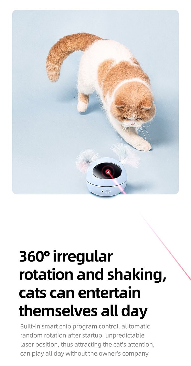 Electric Feather Infrared Laser Cat Toy