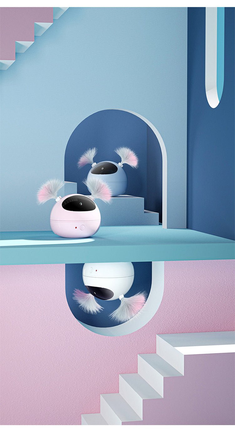 Electric Feather Infrared Laser Cat Toy