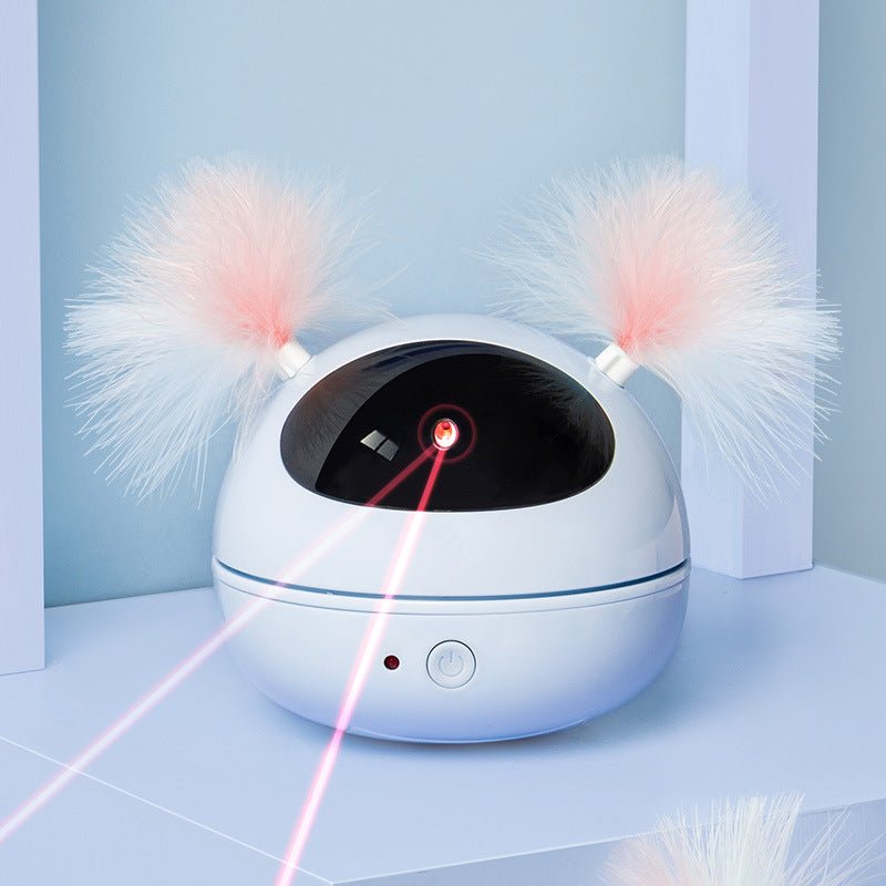 Electric Feather Infrared Laser Cat Toy