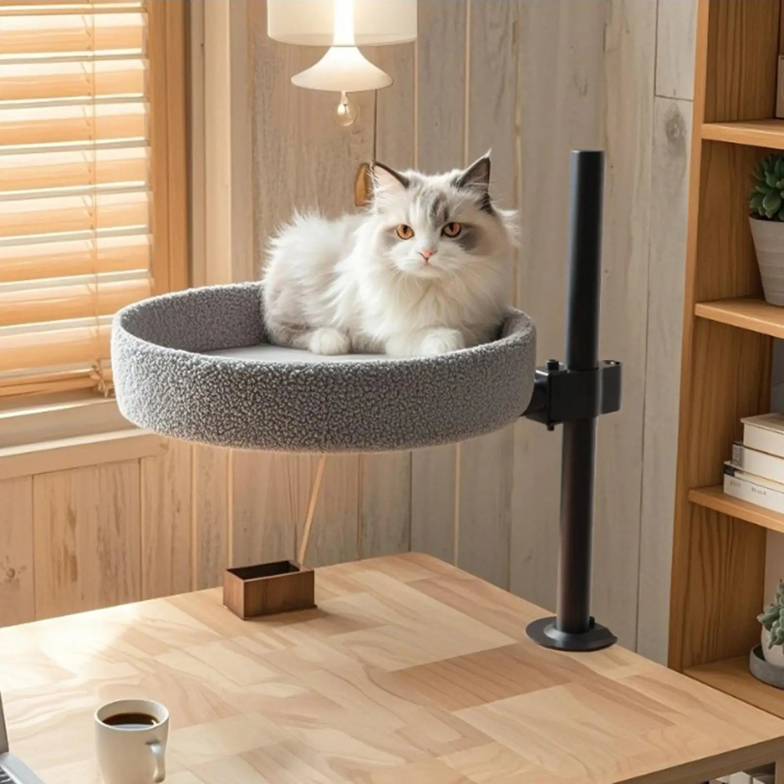 Elevated Study Desk Nest w/ 360° Rotation