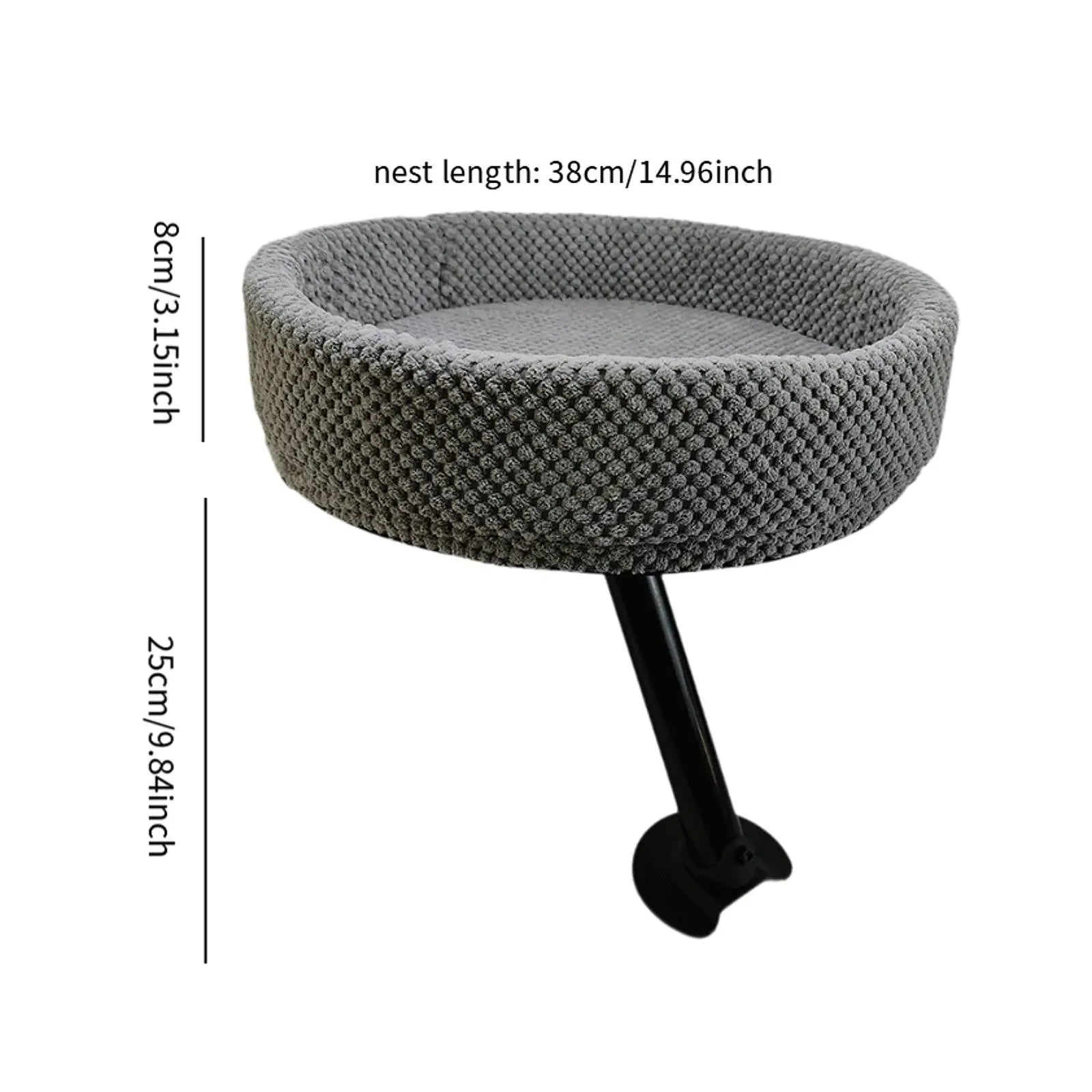 Elevated Study Desk Nest w/ 360° Rotation