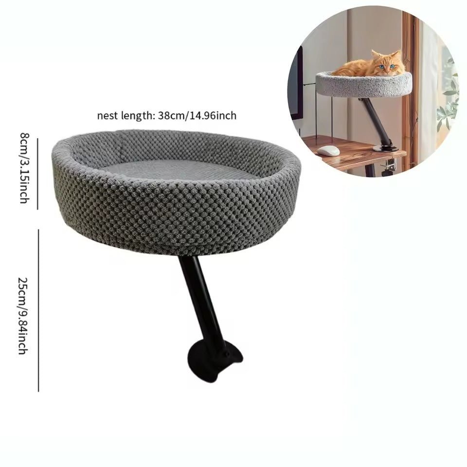 Elevated Study Desk Nest w/ 360° Rotation