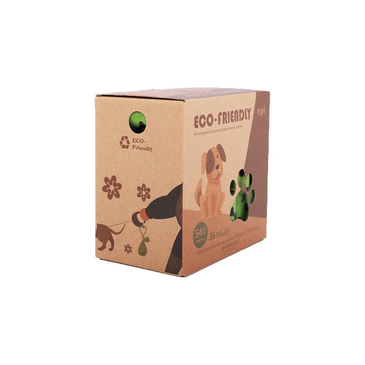 EPI Biodegradable Pet Garbage Bag with Dispenser