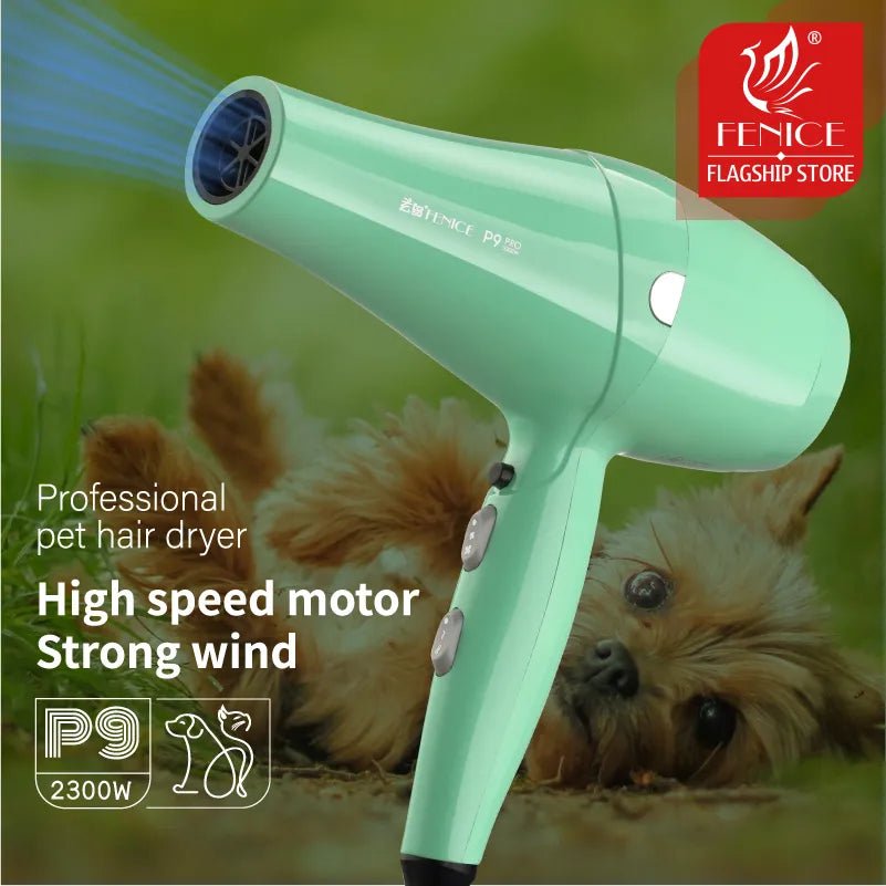 Fenice P9 Pet Hair Dryer (High Power, Silent Dry)