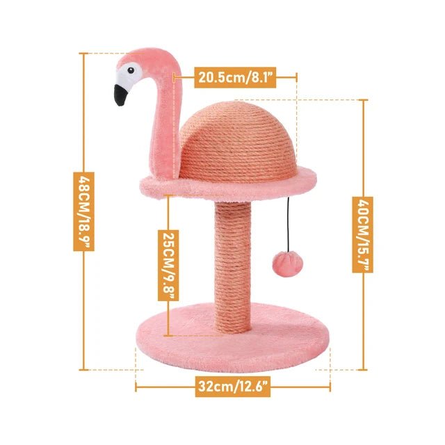 Flamingo & Swan Cat Scratching Posts