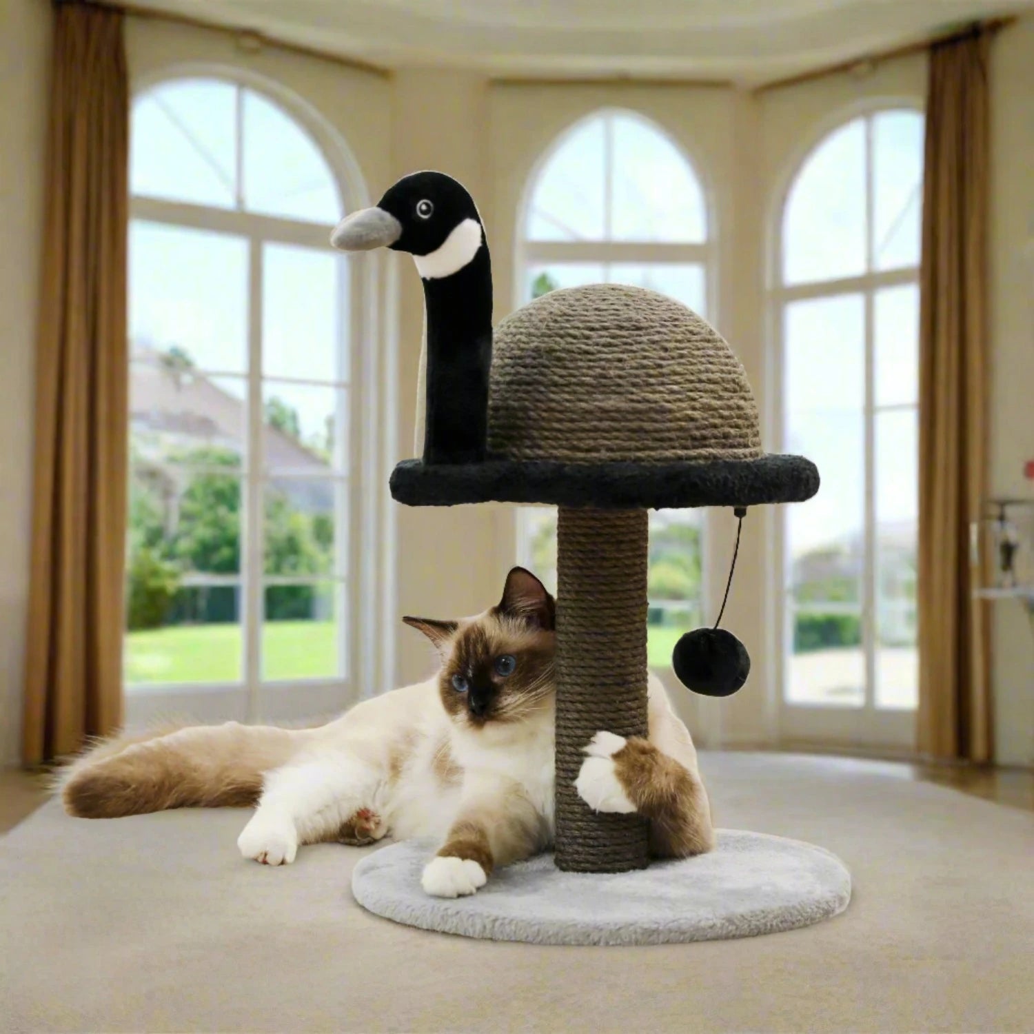 Flamingo & Swan Cat Scratching Posts
