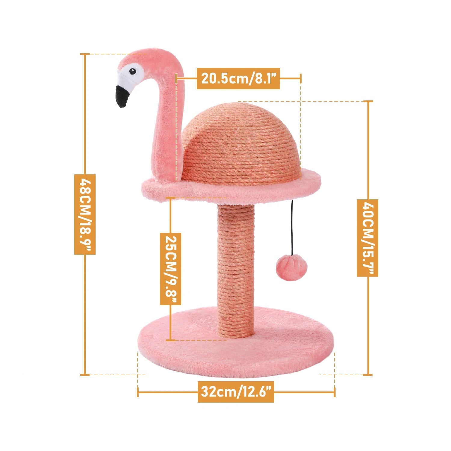 Flamingo & Swan Cat Scratching Posts